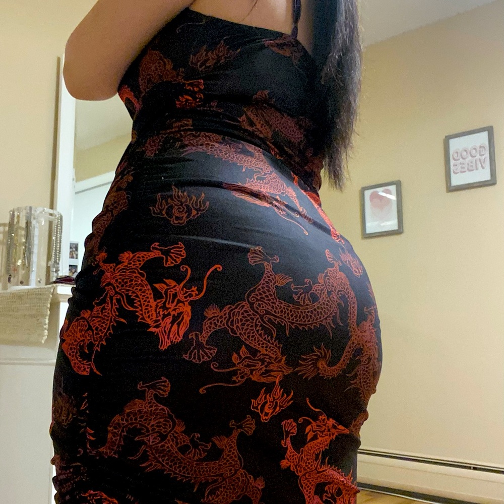 Dragon Print Dress